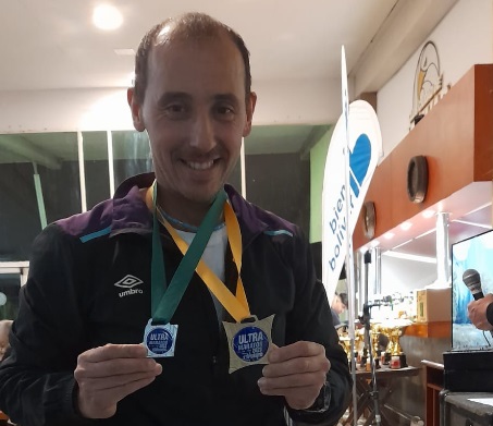 Gerardo Andrés Bruno, ganador en el Ultramaratón disputado en Bolívar