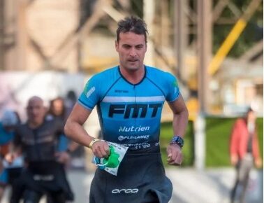 El colonense Federico Sola corrió el Ironman en la ciudad de Barcelona